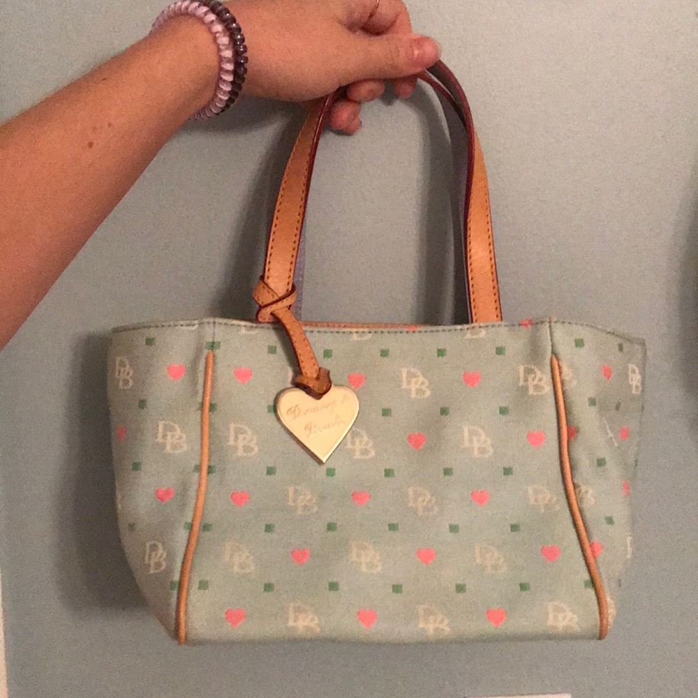 Dooney and Bourke Mini Signature Heart Handbag